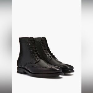 Brand new Men’s Black Wingtip Thursday Boots size 9.5